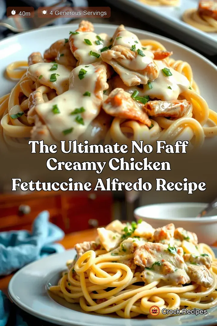 The Ultimate No Faff Creamy Chicken Fettuccine Alfredo Recipe