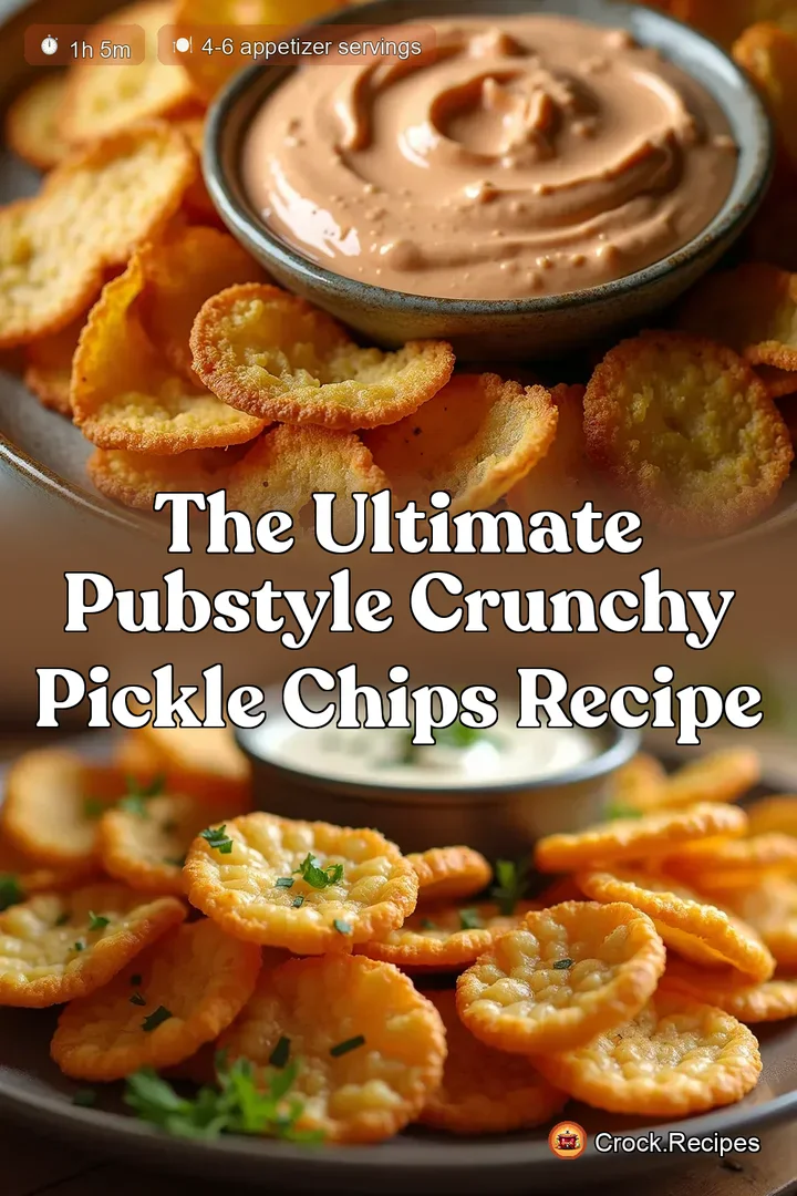 The Ultimate PubStyle Crunchy Pickle Chips Recipe