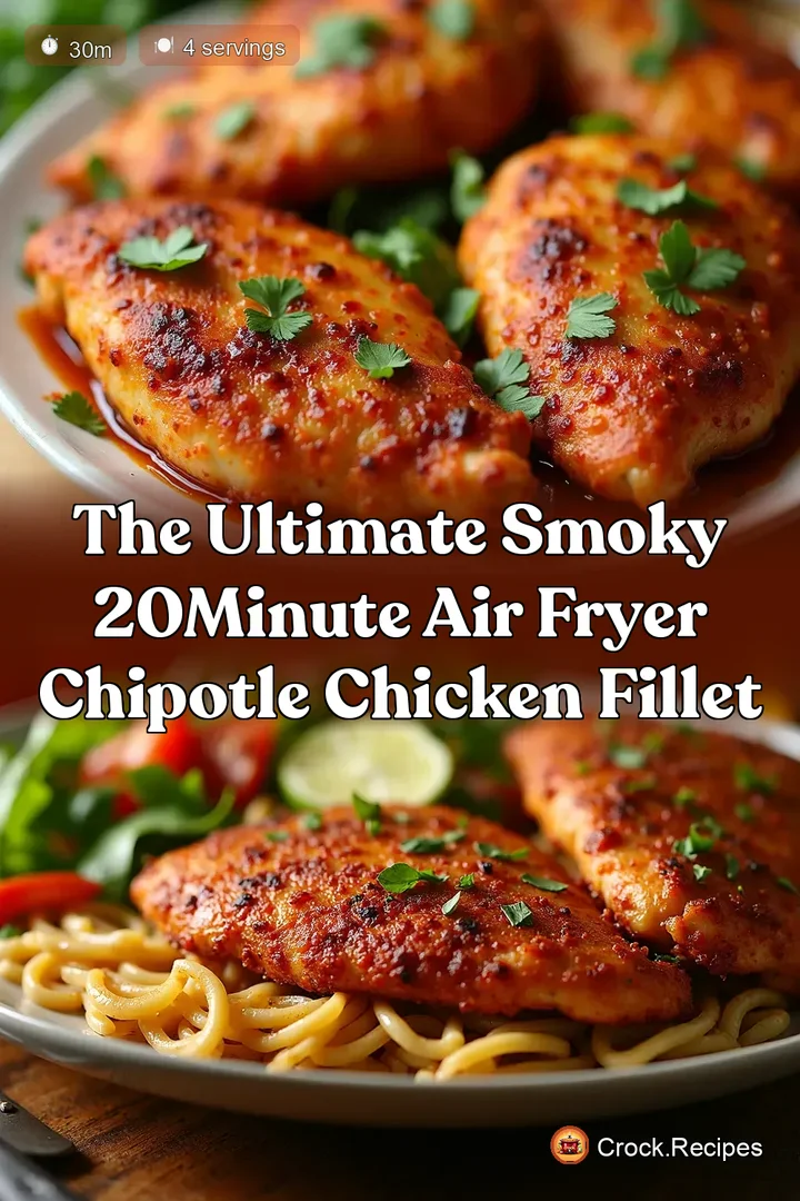 The Ultimate Smoky 20Minute Air Fryer Chipotle Chicken Fillet