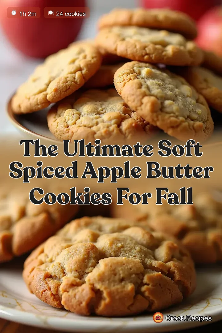 The Ultimate Soft Spiced Apple Butter Cookies for Fall