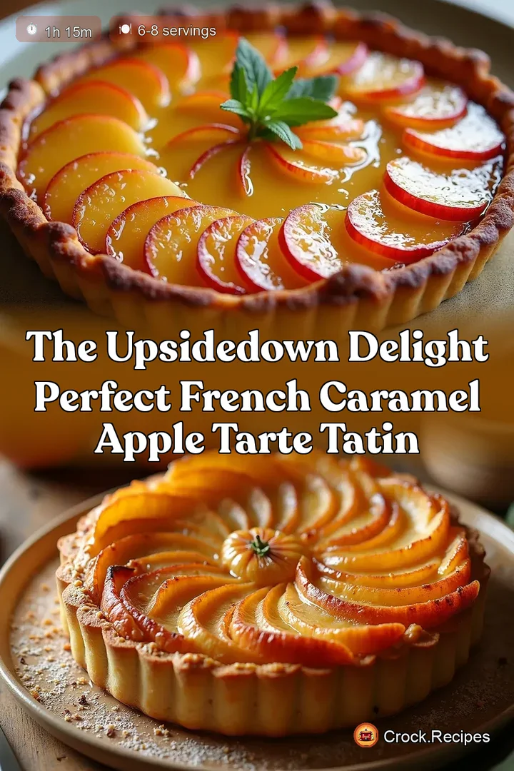 The UpsideDown Delight Perfect French Caramel Apple Tarte Tatin