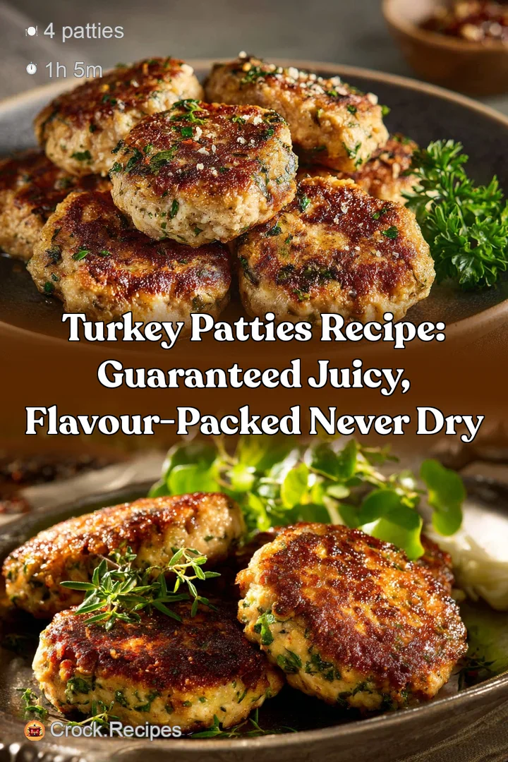 Turkey Patties Recipe: Guaranteed Juicy Flavour-Packed Never Dry