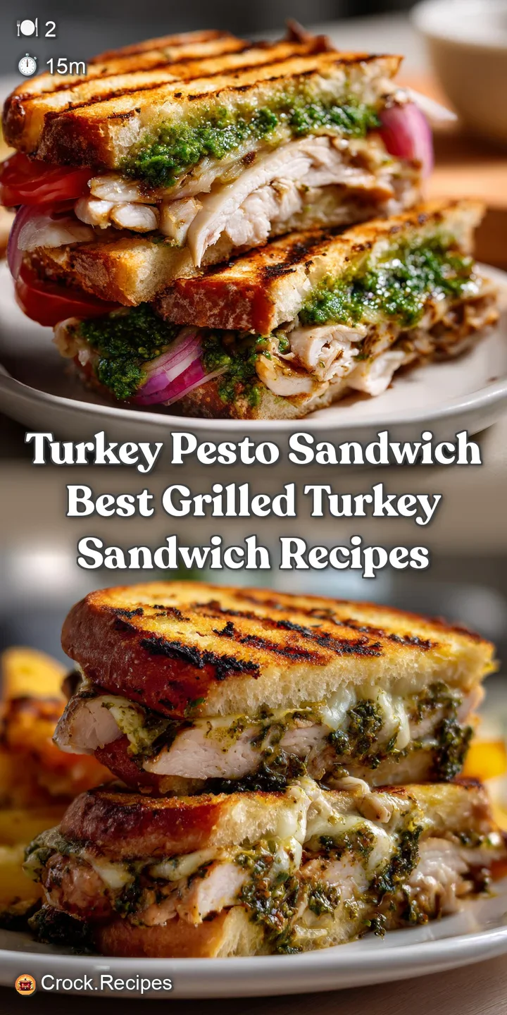 Turkey Pesto Sandwich Best Grilled Turkey Sandwich Recipes