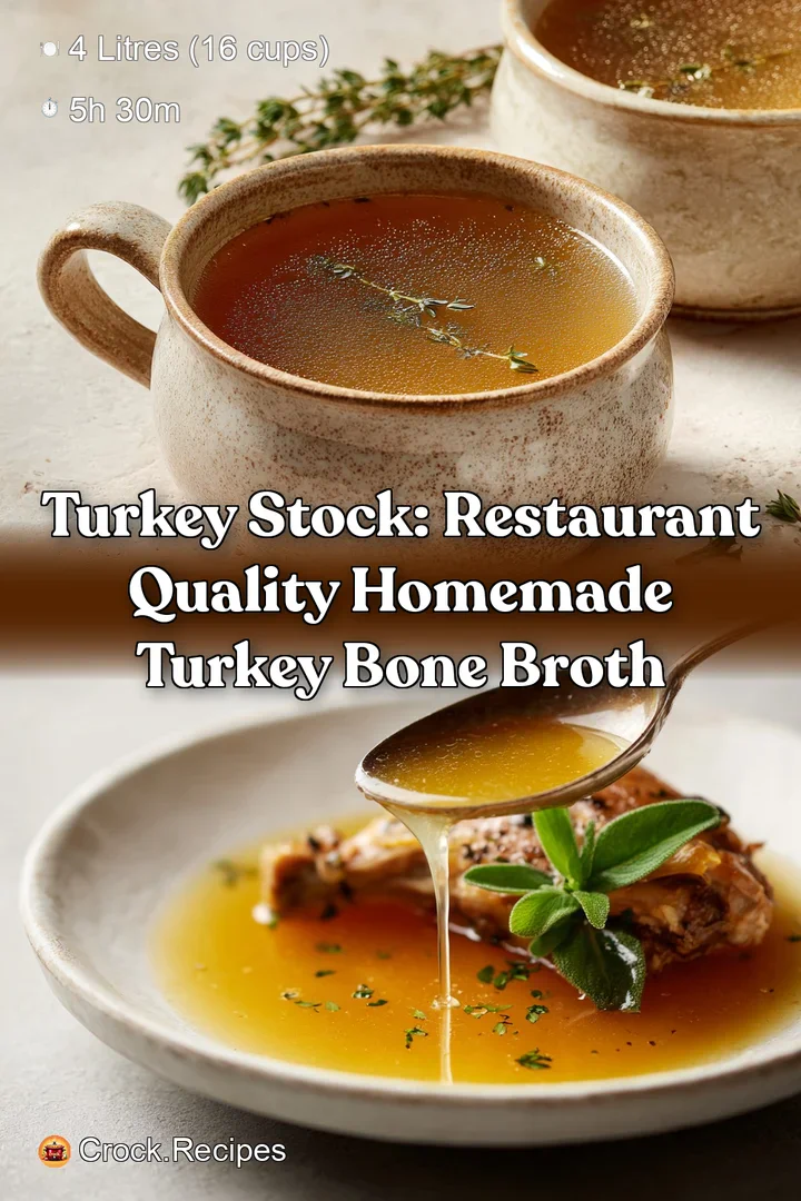 Turkey Stock: Restaurant Quality Homemade Turkey Bone Broth