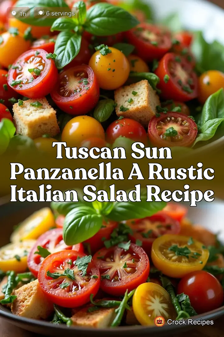 Tuscan Sun Panzanella A Rustic Italian Salad Recipe