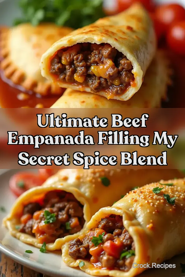 Ultimate Beef Empanada Filling My Secret Spice Blend