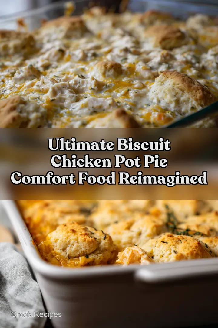 Ultimate Biscuit Chicken Pot Pie Comfort Food Reimagined : PIN FOR LATER Ultimate Biscuit Chicken Pot Pie Comfort Food Reimagined