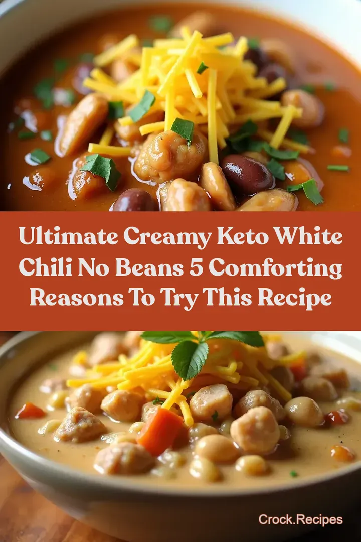 Ultimate Creamy Keto White Chili No Beans 5 Comforting Reasons to Try This Recipe