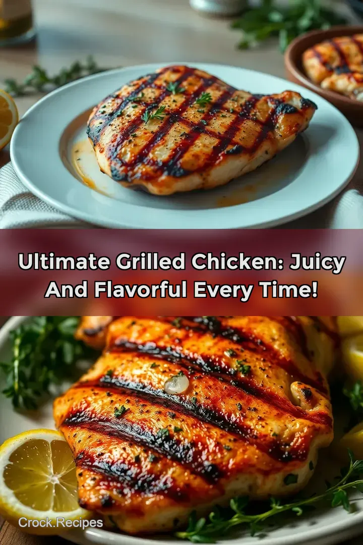 Ultimate Grilled Chicken: Juicy and Flavorful Every Time!