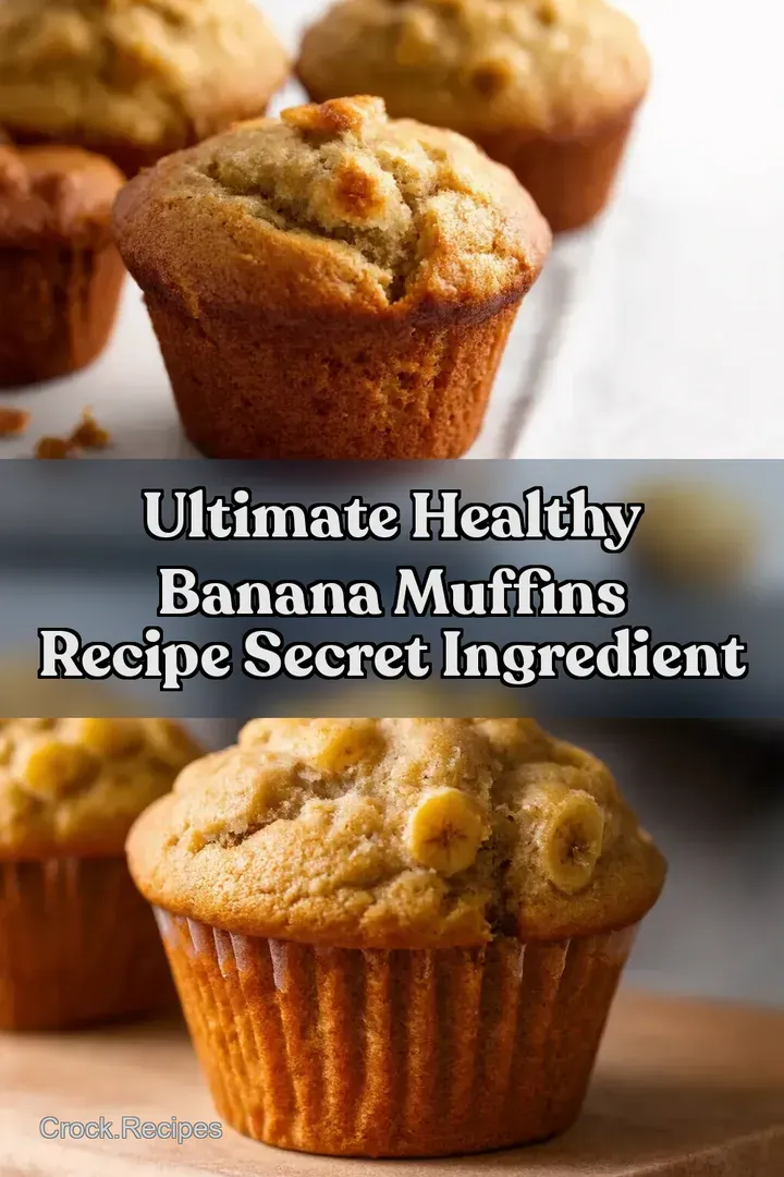 Ultimate Healthy Banana Muffins Recipe Secret Ingredient