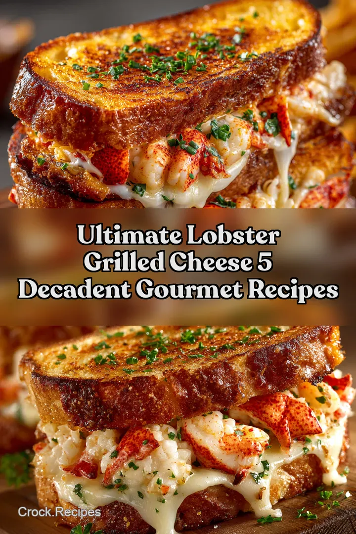 Ultimate Lobster Grilled Cheese 5 Decadent Gourmet Recipes