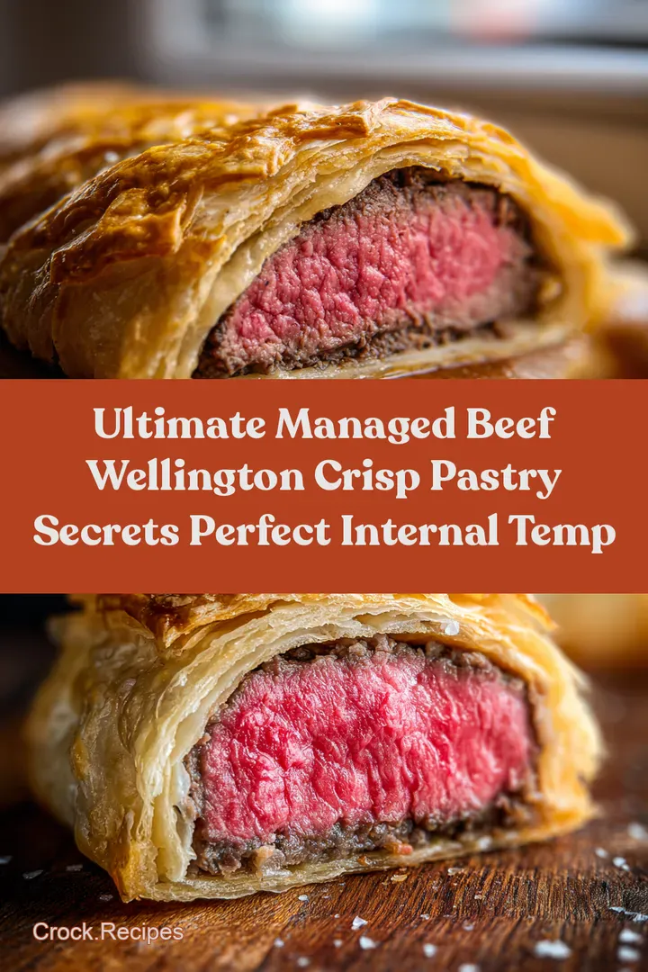 Ultimate Managed Beef Wellington Crisp Pastry Secrets Perfect Internal Temp