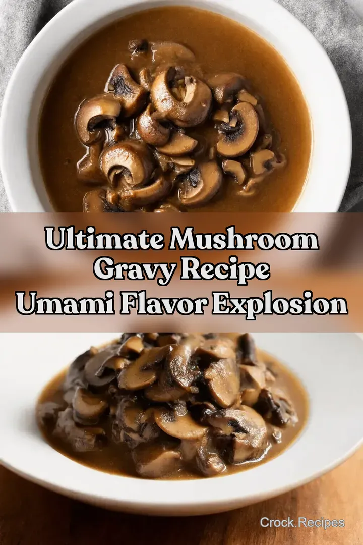Ultimate Mushroom Gravy Recipe Umami Flavor Explosion