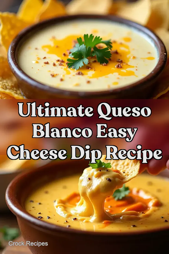 Ultimate Queso Blanco Easy Cheese Dip Recipe