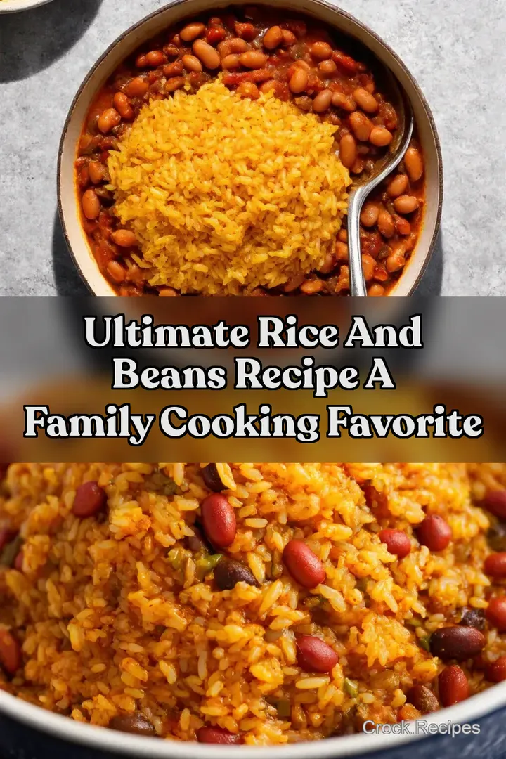 Ultimate Rice and Beans Recipe A Family Cooking Favorite
