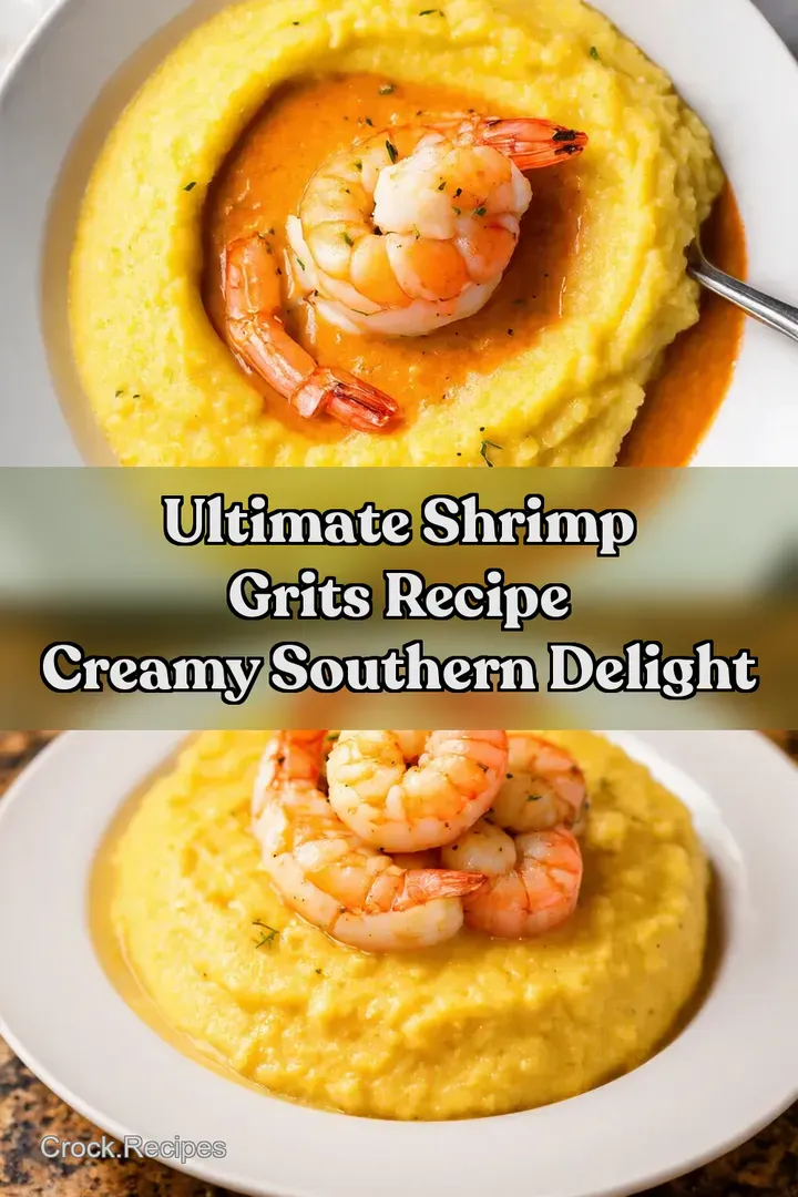 Ultimate Shrimp Grits Recipe Creamy Southern Delight