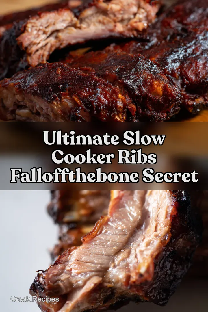 Ultimate Slow Cooker Ribs FallOffTheBone Secret