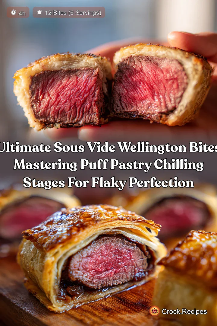 Ultimate Sous Vide Wellington Bites Mastering Puff Pastry Chilling Stages for Flaky Perfection