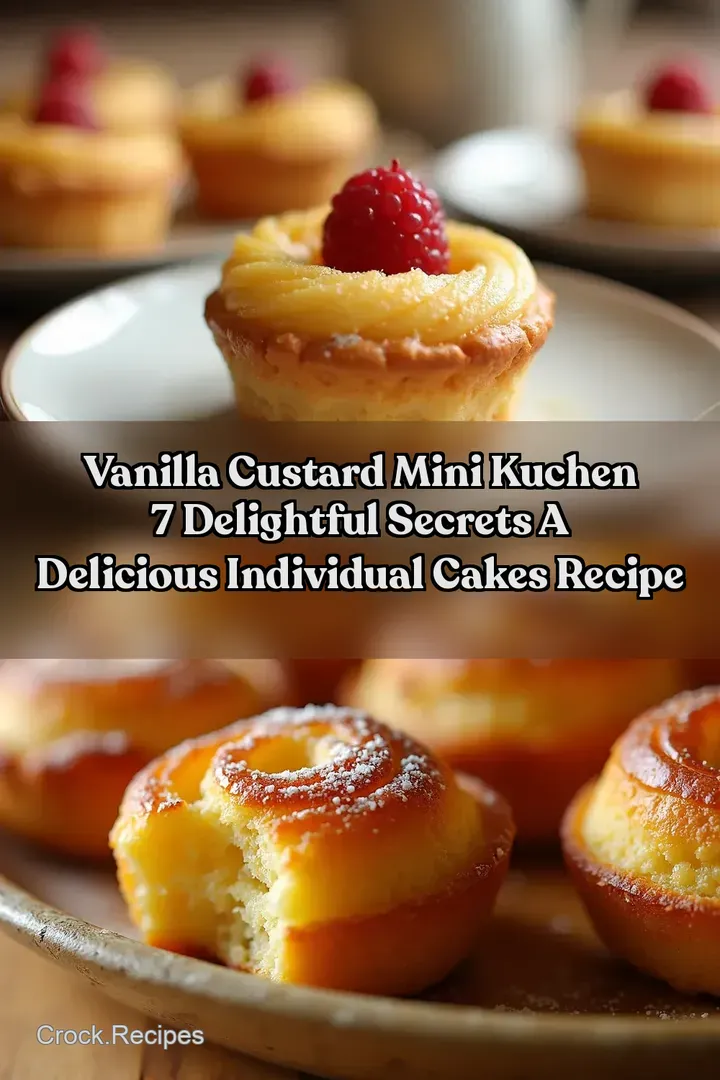 Vanilla Custard Mini Kuchen 7 Delightful Secrets A Delicious Individual Cakes Recipe