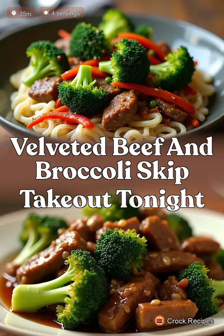Velveted Beef and Broccoli Skip Takeout Tonight
