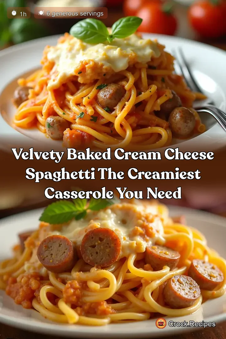 Velvety Baked Cream Cheese Spaghetti The Creamiest Casserole You Need