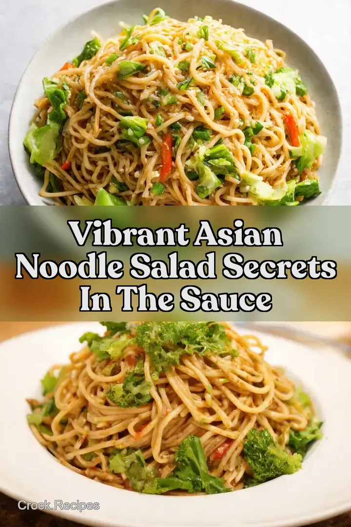 Vibrant Asian Noodle Salad Secrets In The Sauce