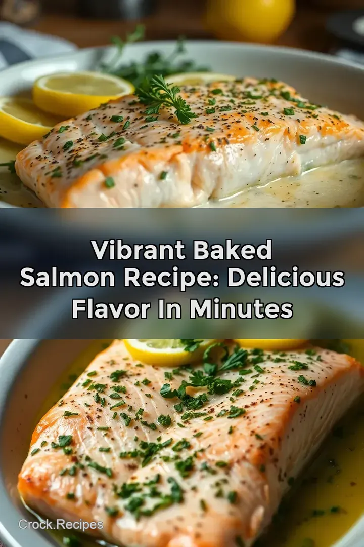 Vibrant Baked Salmon Recipe: Delicious Flavor in Minutes