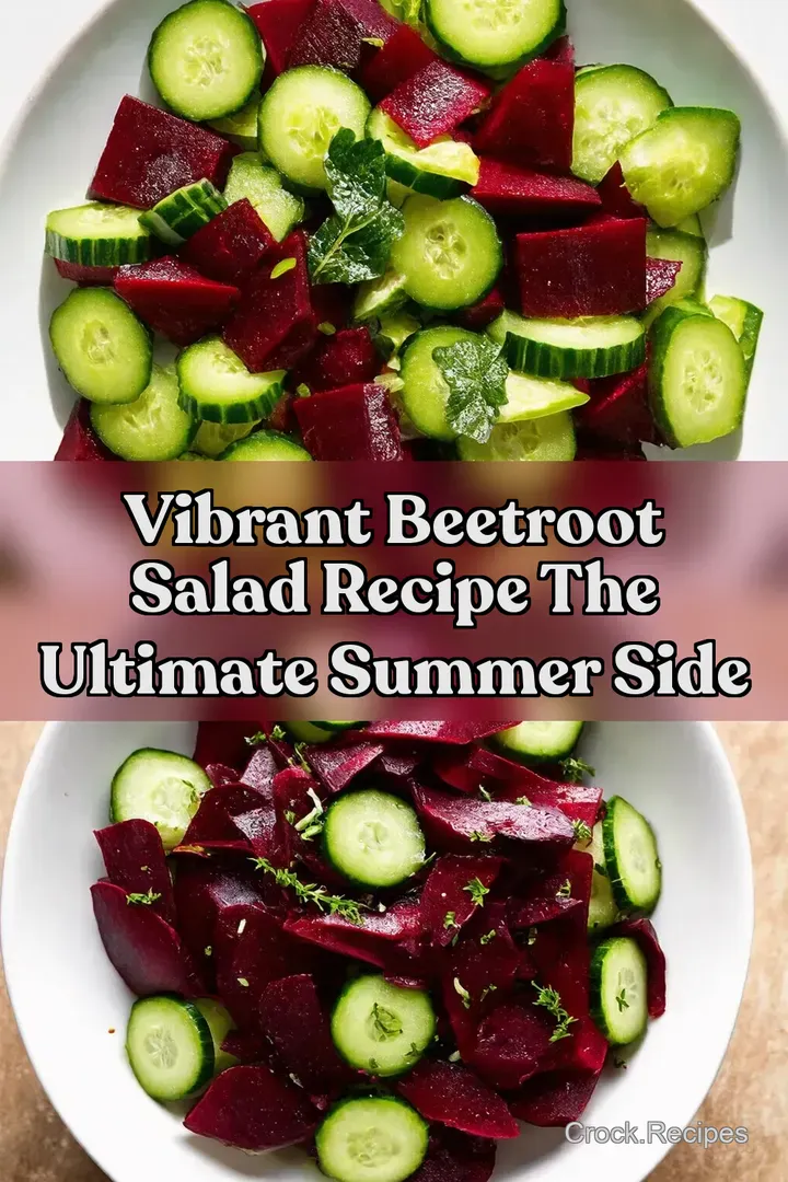 Vibrant Beetroot Salad Recipe The Ultimate Summer Side