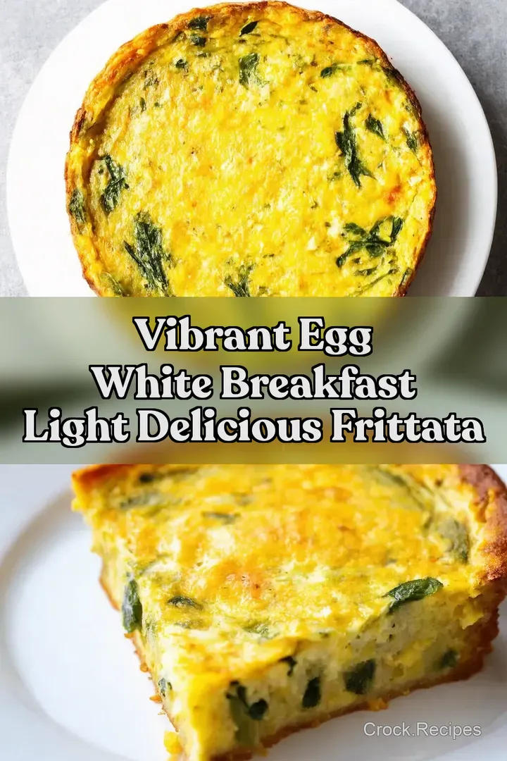 Vibrant Egg White Breakfast Light Delicious Frittata