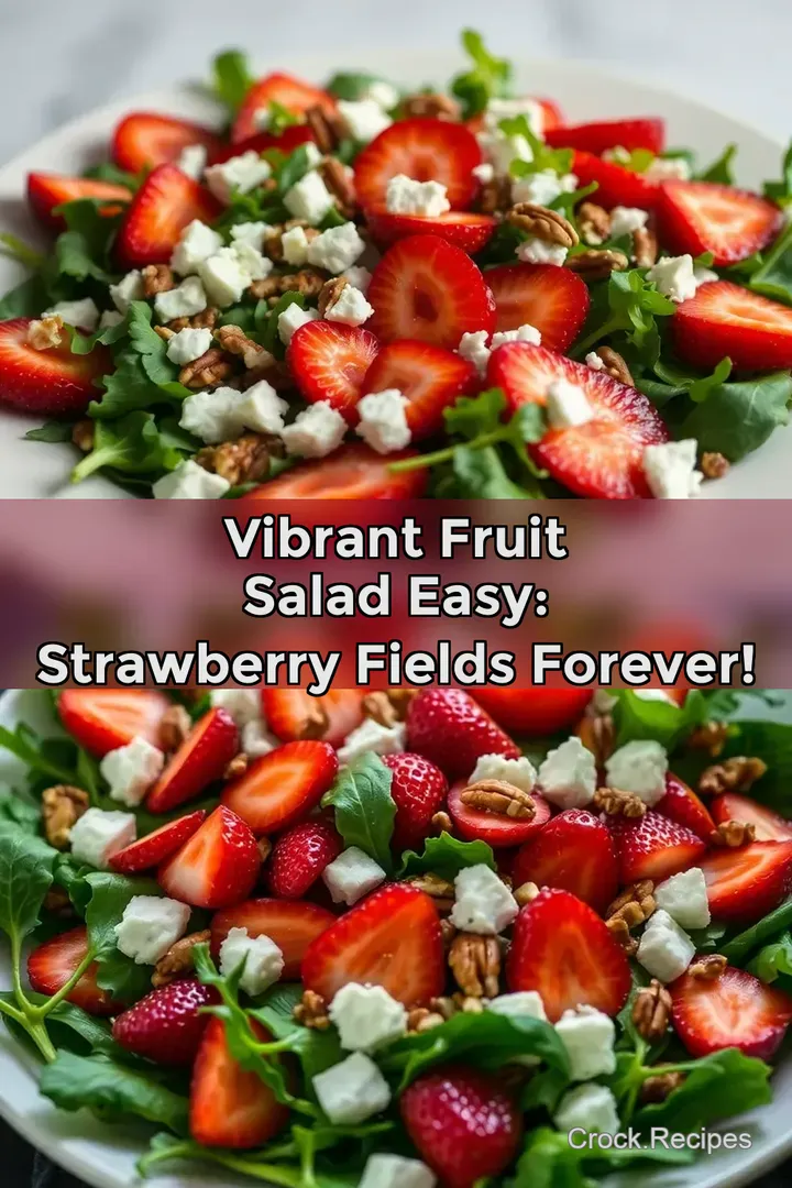 Vibrant Fruit Salad Easy: Strawberry Fields Forever!