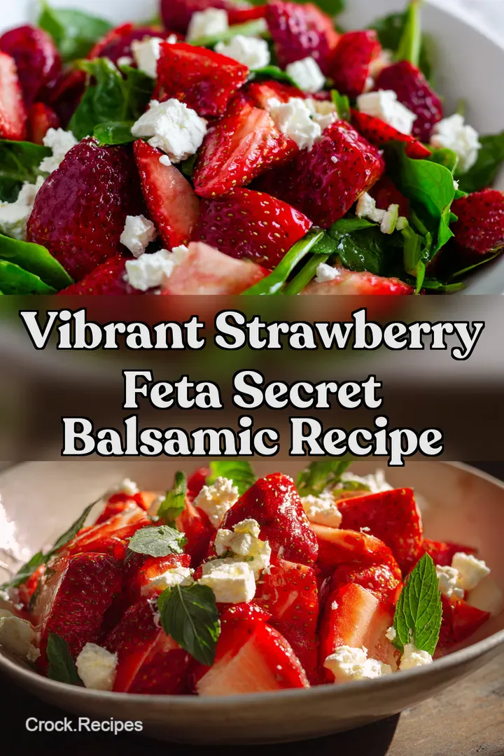 Vibrant Strawberry Feta Secret Balsamic Recipe