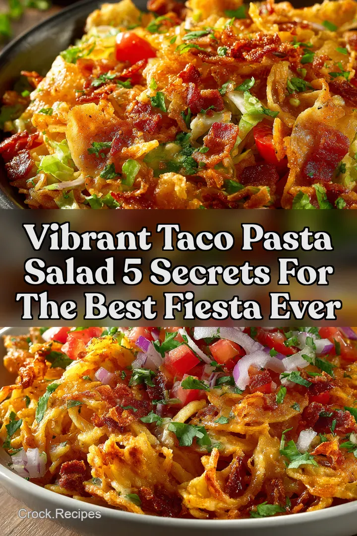 Vibrant Taco Pasta Salad 5 Secrets For The Best Fiesta Ever