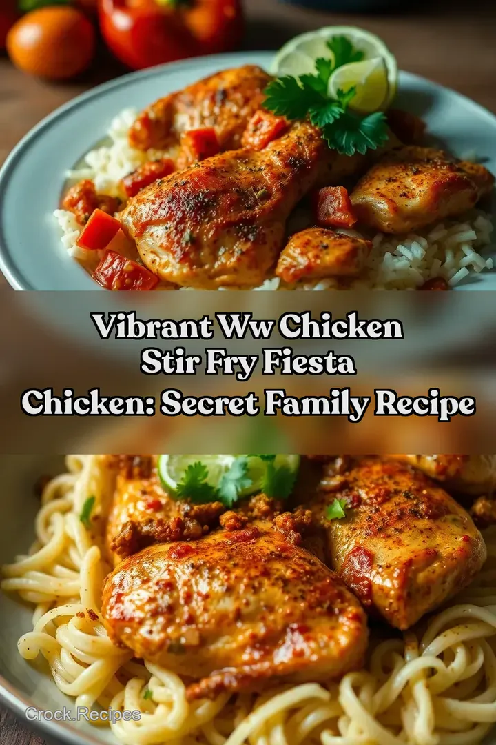 Vibrant Ww Chicken Stir Fry Fiesta Chicken: Secret Family Recipe