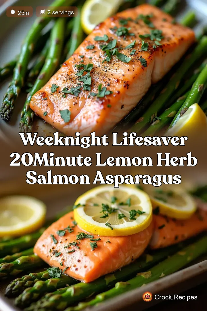 Weeknight Lifesaver 20Minute Lemon Herb Salmon Asparagus