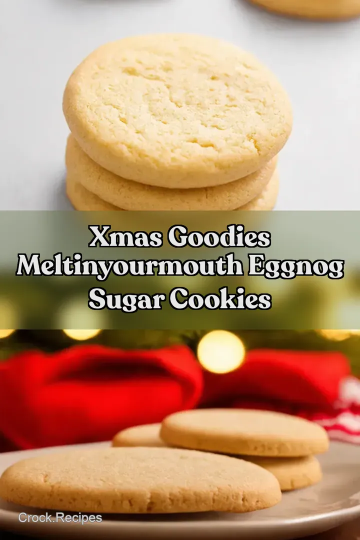 Xmas Goodies MeltinYourMouth Eggnog Sugar Cookies
