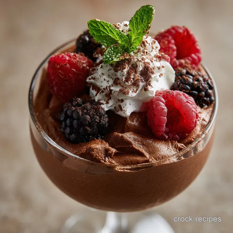 Keto Chocolate Mousse: the 10-Minute Silky Smooth No-Bake Recipe presentation