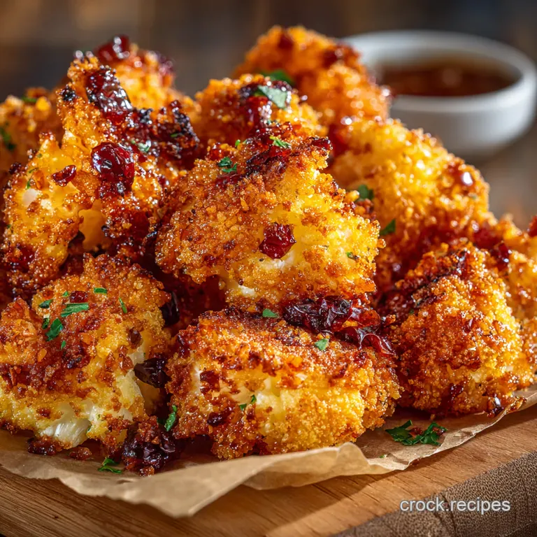 15Minute Air Fryer Bang Bang Cauliflower Bites