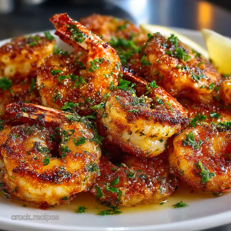 15Minute Air Fryer Shrimp Scampi