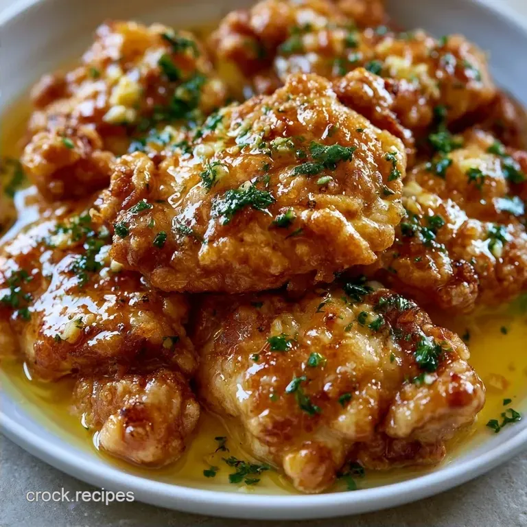 3-Ingredient Garlic Butter Chicken Thighs: Crispy Skin