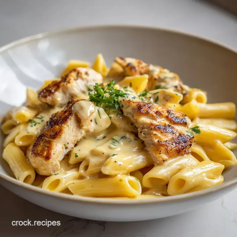 Creamy Garlic Chicken Pasta: 30 Minute School Meal