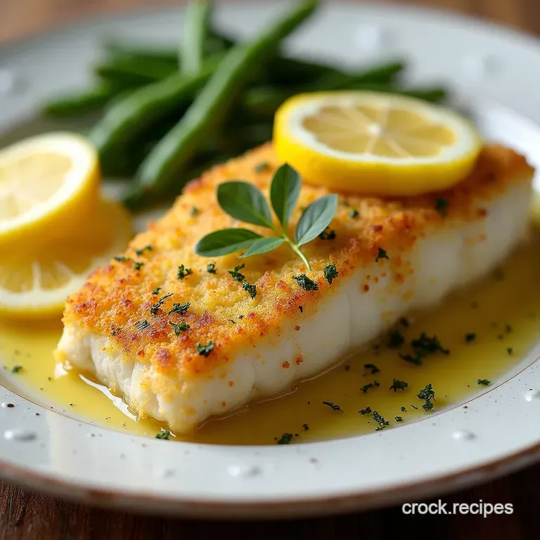 The Quick Classy 30Minute LemonHerb Parmesan Crusted Cod