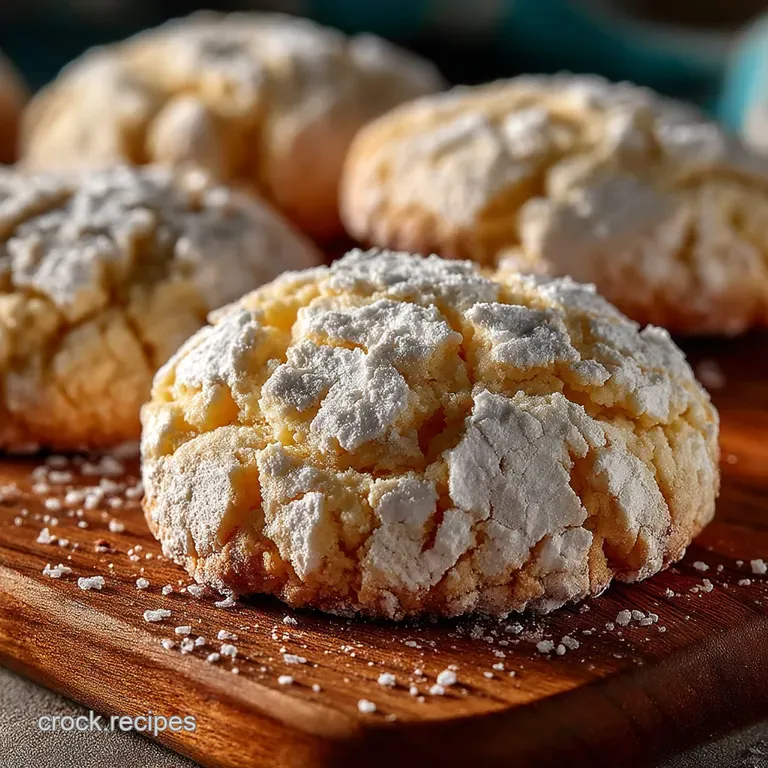 Fluffy Clouds The Ultimate ThreeIngredient Cool Whip Crinkle Cookies