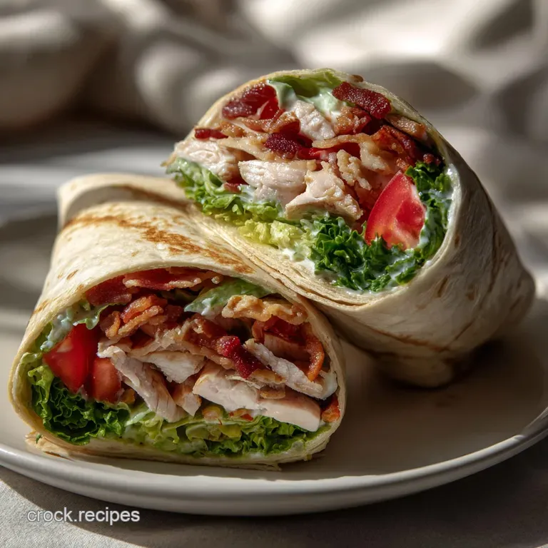 The 5 Minute Turkey Ranch Clup Wrap Recipe