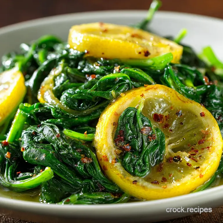 Vibrant Lemon Garlic Spinach The 5Minute Weeknight Wonder
