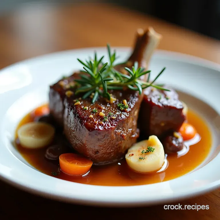 6Hour SlowCooked Lamb Shoulder Rosemary Garlic
