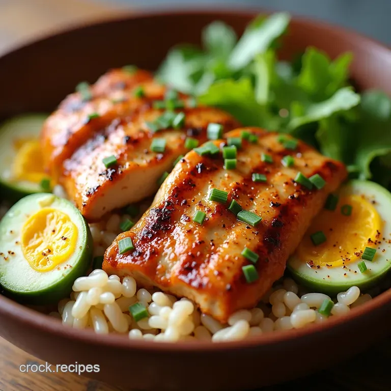 7 Flavor Grilled Chicken Rice Bowl