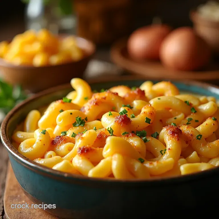 A Cracking Good Mac Cheese Bake presentation