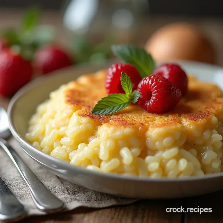 The Best Old Fashioned Rice Pudding SlowBaked Creamy Classic