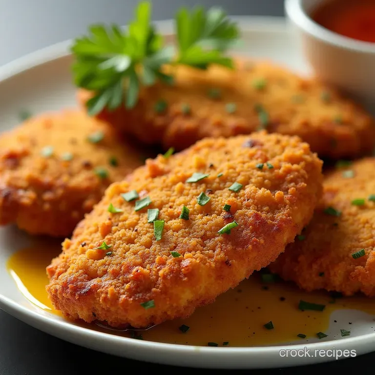 The Golden Ticket Super Crispy Air Fryer Chicken Schnitzel