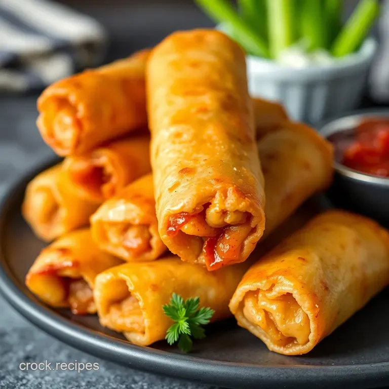 Air Fryer Egg Rolls: Crispy Savory and Ready in Minutes! presentation